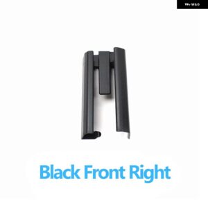BMW 3色 車内フロントリア シート スライド トラック レール トリムカバー 5シリーズ G30 G31 2017-2022 - Black Front Right