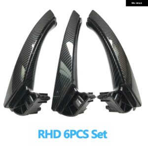 BMW LHD RHD フロントリア インテリア 3 ピリオンシート ドアプル ハンドルフルセット 3シリーズ E90 E91 E92 316I 318I 320 325 328I - RHD　Carbon　Set