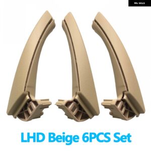 BMW LHD RHD フロントリア インテリア 3 ピリオンシート ドアプル ハンドルフルセット 3シリーズ E90 E91 E92 316I 318I 320 325 328I - LHD　Beige　Set