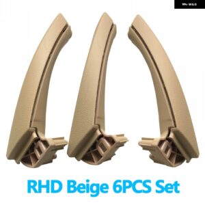BMW LHD RHD フロントリア インテリア 3 ピリオンシート ドアプル ハンドルフルセット 3シリーズ E90 E91 E92 316I 318I 320 325 328I - RHD　Beige　Set
