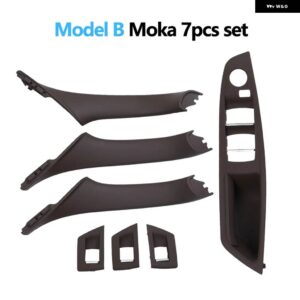BMW RHD 右手ドライバー インテリア ドア窓スイッチ パネルプルハンドル 7個 セット F10 F11 F18 520 523 525 528 530 - Model B Moka