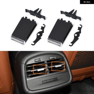 マセラティ リアフレッシュエアコン A/C ベントグリル アウトレット カバー パネルクアトロポルテ 2013-2020 670011357-C - Ac vent clip 2pcs