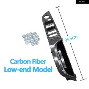 BMW RHD 右手ドライバー車カーボン インテリア ドアハンドル アームレスト パネルフルセット 3シリーズ E90 E91 316 318 320 325 328 - 35.5　Low-end