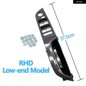 BMW RHD 右手ドライバー車カーボン インテリア ドアハンドル アームレスト パネルフルセット 3シリーズ E90 E91 316 318 320 325 328 - 37.5　Low-end