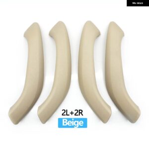 BMW 2/4個 インテリア ドアプル ハンドルアウターカバー トリム交換 X1 X2 F48 F49 F39 2016-2020 - Beige　4pcs　Set