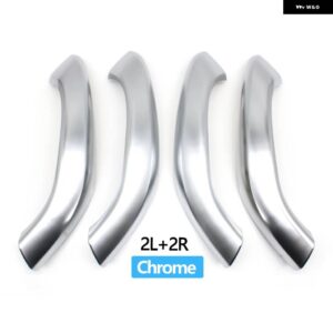 BMW 2/4個 インテリア ドアプル ハンドルアウターカバー トリム交換 X1 X2 F48 F49 F39 2016-2020 - Chrome　4PCS　Set