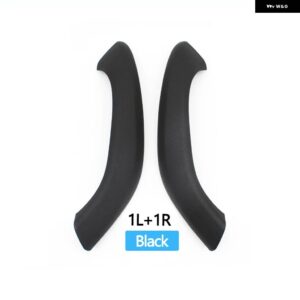 BMW 2/4個 インテリア ドアプル ハンドルアウターカバー トリム交換 X1 X2 F48 F49 F39 2016-2020 - Black　2PCS　Set