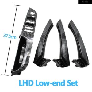 BMW LHD 左手ドライバーカーボン インテリア ドアプル ハンドル アームレスト パネルフルセット 3シリーズ E90 E91 316 318 320 325 328 - 37.5　Low-end　set