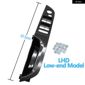 BMW LHD 左手ドライバーカーボン インテリア ドアプル ハンドル アームレスト パネルフルセット 3シリーズ E90 E91 316 318 320 325 328 - 37.5　Low-end