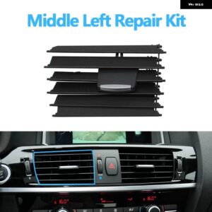 BMW LHD RHD 車フロントミドル AC エアコンベント アウトレット グリル スライドクリップ リペア キット交換 X3 X4 F25 F26 2011-2018 - middle　left