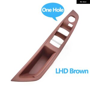 BMW LHD 車内ドライバー ドアプル ハンドル アームレスト パネルトリム 5シリーズ F10 F11 F18 520 523 525 528 530 - LHD Brown B