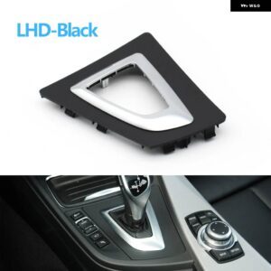 BMW LHD RHD ギアシフトセレクタートリムカバー トランスミッション シフター ベゼル 3 4シリーズ F30 F31 F34 F35 F32 F33 F36 51169234131 - LHD-Black