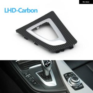 BMW LHD RHD ギアシフトセレクタートリムカバー トランスミッション シフター ベゼル 3 4シリーズ F30 F31 F34 F35 F32 F33 F36 51169234131 - LHD-Carbon Fiber