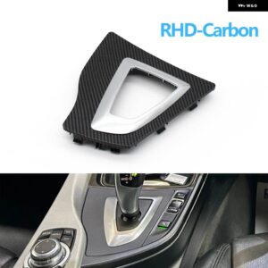 BMW LHD RHD ギアシフトセレクタートリムカバー トランスミッション シフター ベゼル 3 4シリーズ F30 F31 F34 F35 F32 F33 F36 51169234131 - RHD-Carbon Fiber