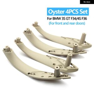 BMW ドアハンドル 内側プルトリムカバー 3 4シリーズ M3 M4 F30 F31 F32 F33 F34 F35 F36 F80 F82 F83 316D 318D 320D 325D - Oyster　F34　4pcs