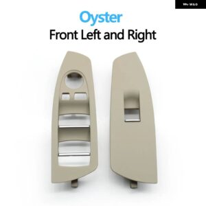 BMW LHD フロントドアウィンドウ コントロールスイッチ 外枠パネルトリムカバー 7シリーズ F01 F02 730 735 740 745 750 760 - Oyster One Pair