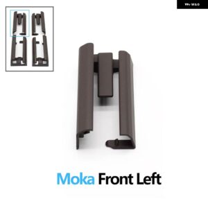 BMW LHD RHD 車シート スライド トラック レール カバー トリム X5 X6 X7 G05 G06 G07 2019-21 - moka　front　left