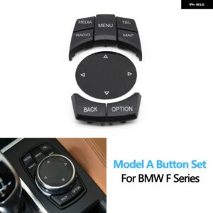 BMW 車 IDRIVE センターコンソール マルチメディア スイッチ ボタン リペア キット 2 3 5 6 7 X3 X4 X5シリーズ F30 F31 F10 F11 F02 F06 F25 F26 - Model A Set