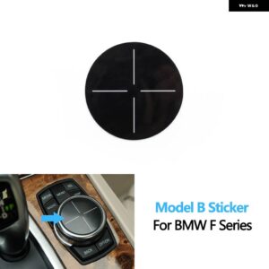 BMW 車 IDRIVE センターコンソール マルチメディア スイッチ ボタン リペア キット 2 3 5 6 7 X3 X4 X5シリーズ F30 F31 F10 F11 F02 F06 F25 F26 - Model B Sticker