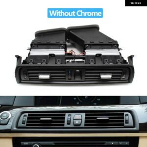 BMW フロントダッシュ中央空調ミドル AC ベントグリル フルアセンブリ 5シリーズ F10 F11 64229166885 64229209136 - without　chrome