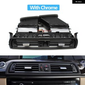 BMW フロントダッシュ中央空調ミドル AC ベントグリル フルアセンブリ 5シリーズ F10 F11 64229166885 64229209136 - with　chrome