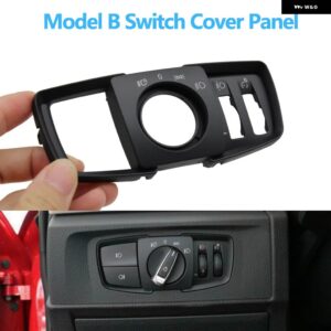 BMW ヘッドランプ ロータリー フォグライト ボタン ヘッドライト スイッチ カバー パネル 1 2 3 4シリーズ F20 F45 F30 F31 61319265300 - Model　B　Cover
