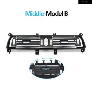 BMW フロントコンソール 中央エアコン AC ベントグリル アウトカバー パネル 7シリーズ F01 F02 2009-2016 - Middle-Model B