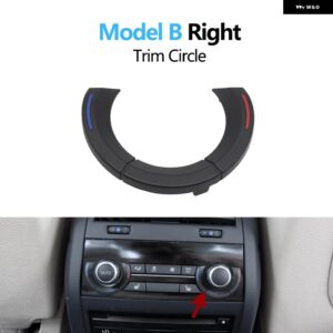BMW カーエアコンリア AC スイッチ ボタン パネル制御フレームカバー トリム 5 6 7 X5 X6シリーズ F10 F11 F06 F07 F01 F02 F15 - modle　b　right