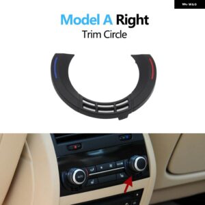 BMW カーエアコンリア AC スイッチ ボタン パネル制御フレームカバー トリム 5 6 7 X5 X6シリーズ F10 F11 F06 F07 F01 F02 F15 - model　a　right