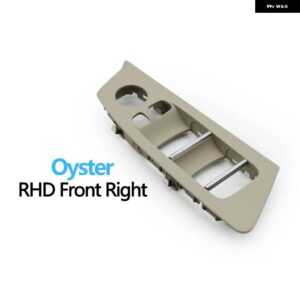 BMW RHD ドア窓昇降スイッチ パネルカバー トリムの交換 5シリーズ G30 G31 F90 525I 530I 540I 2017-20 - Oyster　Front　Right