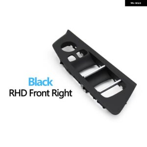 BMW RHD ドア窓昇降スイッチ パネルカバー トリムの交換 5シリーズ G30 G31 F90 525I 530I 540I 2017-20 - Black　Front　Right