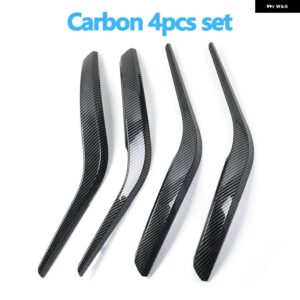 BMW 4個 セット車室内ドアフロントリア プルハンドルアウターカバー トリム X1 E84 2010-2016 - Carbon　Fiber　Set
