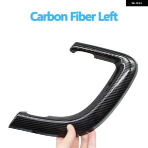 ランドローバー 車内 ドアプル ハンドルカバー トリム交換用 ディスカバリースポーツ 2015-2019 - Carbon Left