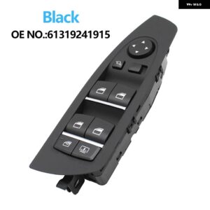 BMW 左ドライバー電力マスターウィンドウ スイッチ ミラー ボタン 7シリーズ F01 F02 730LI 740LI 750LI 760LI 61319241915 - black