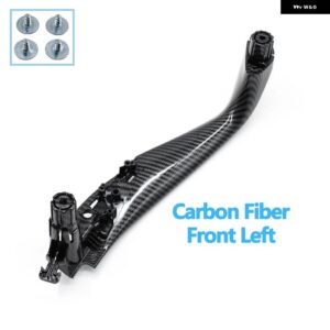 BMW 車内ドアカーボンインサイドハンドルウィンドウ スイッチ カバー トリム 5シリーズ G30 G31 G38 F90 2017-21 - Front　Left