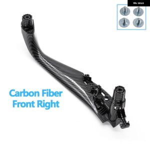 BMW 車内ドアカーボンインサイドハンドルウィンドウ スイッチ カバー トリム 5シリーズ G30 G31 G38 F90 2017-21 - Front　Right