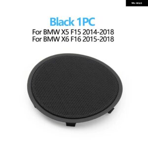 BMW フロントリア ドアホーン スピーカー グリル サウンドオーディオカバー交換 X5 X6 F15 F16 2014-2018 - F15 F16 Black