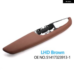 BMW LHD フロント左 インテリア ドアハンドル アームレスト 外枠パネルの交換 X5 X6 E70 E71 E72 2007-2013 - lhd　brown