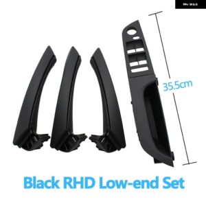 BMW RHD 右手ドライバー車 インテリア ドア窓スイッチ プルハンドルフルセット 3シリーズ E90 E91 316 318 320 325 328I - 35.5　Low-end　Black