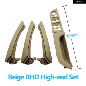 BMW RHD 右手ドライバー車 インテリア ドア窓スイッチ プルハンドルフルセット 3シリーズ E90 E91 316 318 320 325 328I - 35.5　High-end　Beige