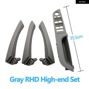 BMW RHD 右手ドライバー車 インテリア ドア窓スイッチ プルハンドルフルセット 3シリーズ E90 E91 316 318 320 325 328I - 35.5　High-end　Gray