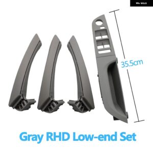 BMW RHD 右手ドライバー車 インテリア ドア窓スイッチ プルハンドルフルセット 3シリーズ E90 E91 316 318 320 325 328I - 35.5　Low-end　Gray