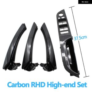 BMW RHD 右手ドライバー車 インテリア ドア窓スイッチ プルハンドルフルセット 3シリーズ E90 E91 316 318 320 325 328I - 37.5　High-end　Carbon