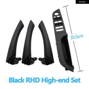 BMW RHD 右手ドライバー車 インテリア ドア窓スイッチ プルハンドルフルセット 3シリーズ E90 E91 316 318 320 325 328I - 35.5　High-end　Black