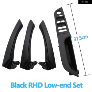 BMW RHD 右手ドライバー車 インテリア ドア窓スイッチ プルハンドルフルセット 3シリーズ E90 E91 316 318 320 325 328I - 37.5　Low-end　Black