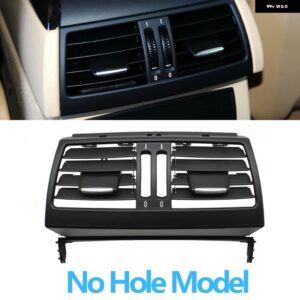 BMW LHD RHD 車リアフレッシュエアコン AC ベントグリル アウトレット カバー FOR X5 X6 E70 E71 E72 2007-2013 - Rear-No Hole
