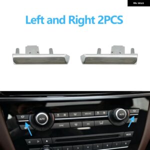 BMW 自動車空調ボタン トリムパネルキーメッキストリップの交換 X5 X6 F15 F16 2014-2018 64119332155 - Left and Right 2pcs