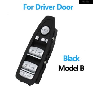 BMW 車内ドアウィンドウ リフターレギュレータ スイッチ 制御ボタン カバー トリム付き 1 3 4シリーズ F20 F30 F31 F34 F35 F36 - Black　B　Driver　Door