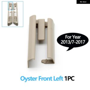 BMW LHD RHD カーシート レール スライディング トラック トリムカバー 5 5GT 7シリーズ F10 F18 F01 F02 F07 LCI 2013/7-2017 - Front Left Oyster