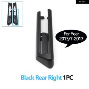 BMW LHD RHD カーシート レール スライディング トラック トリムカバー 5 5GT 7シリーズ F10 F18 F01 F02 F07 LCI 2013/7-2017 - Rear Right Black